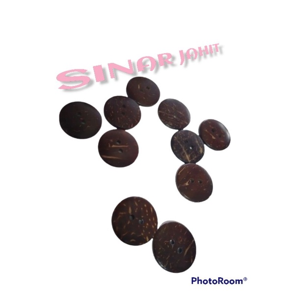 kancing batok pernis ukuran  2cm