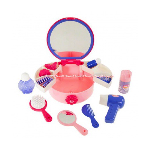 Play Go Beauty Case Kotak Box Make Up Mainan Anak Merias Wajah
