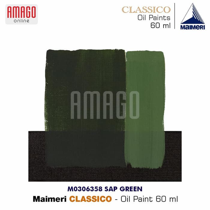 MAIMERI CLASSICO - OIL PAINT - SAP GREEN - 60ML - M0306358