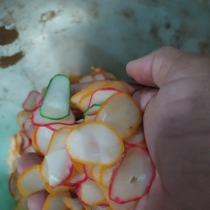 

Vs201Vv Kerupuk Bawang Warna Warni - 500Gr Dscscv