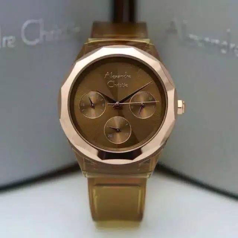 PROMO!! Jam Tangan Wanita Merk Alexander Christie AC2808 Original Garansi Resmi 1thn