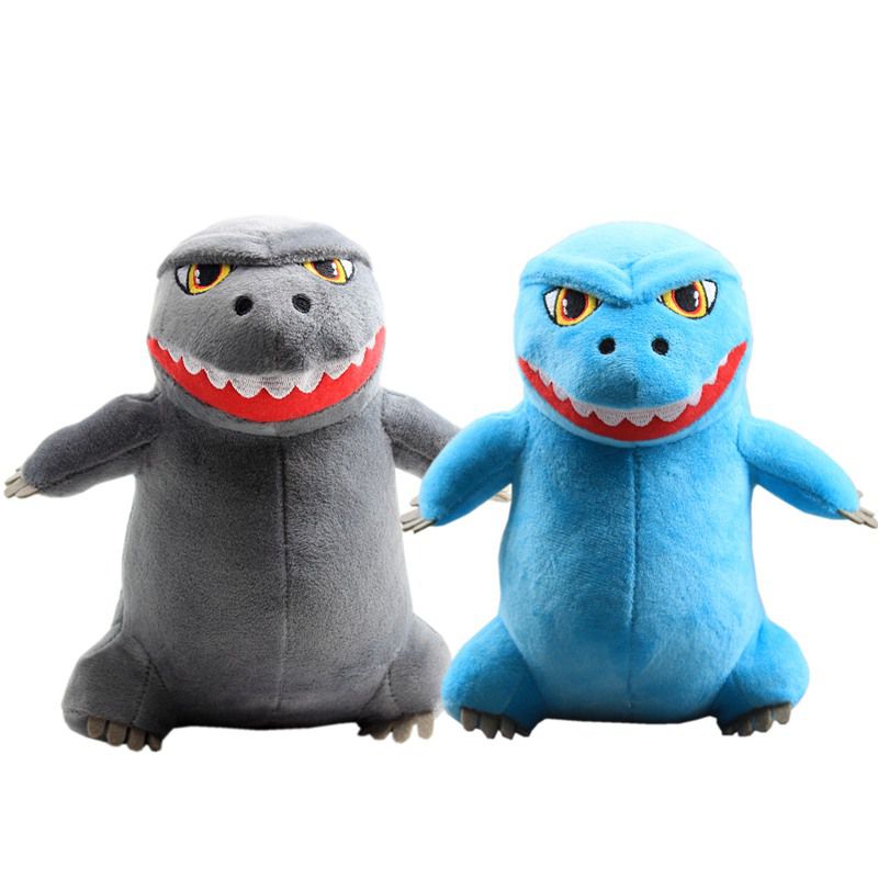 50CM Godzilla Monster Soft Plush Toy Cute Birthday Present Blue Stuffed Doll Cartoon Anime