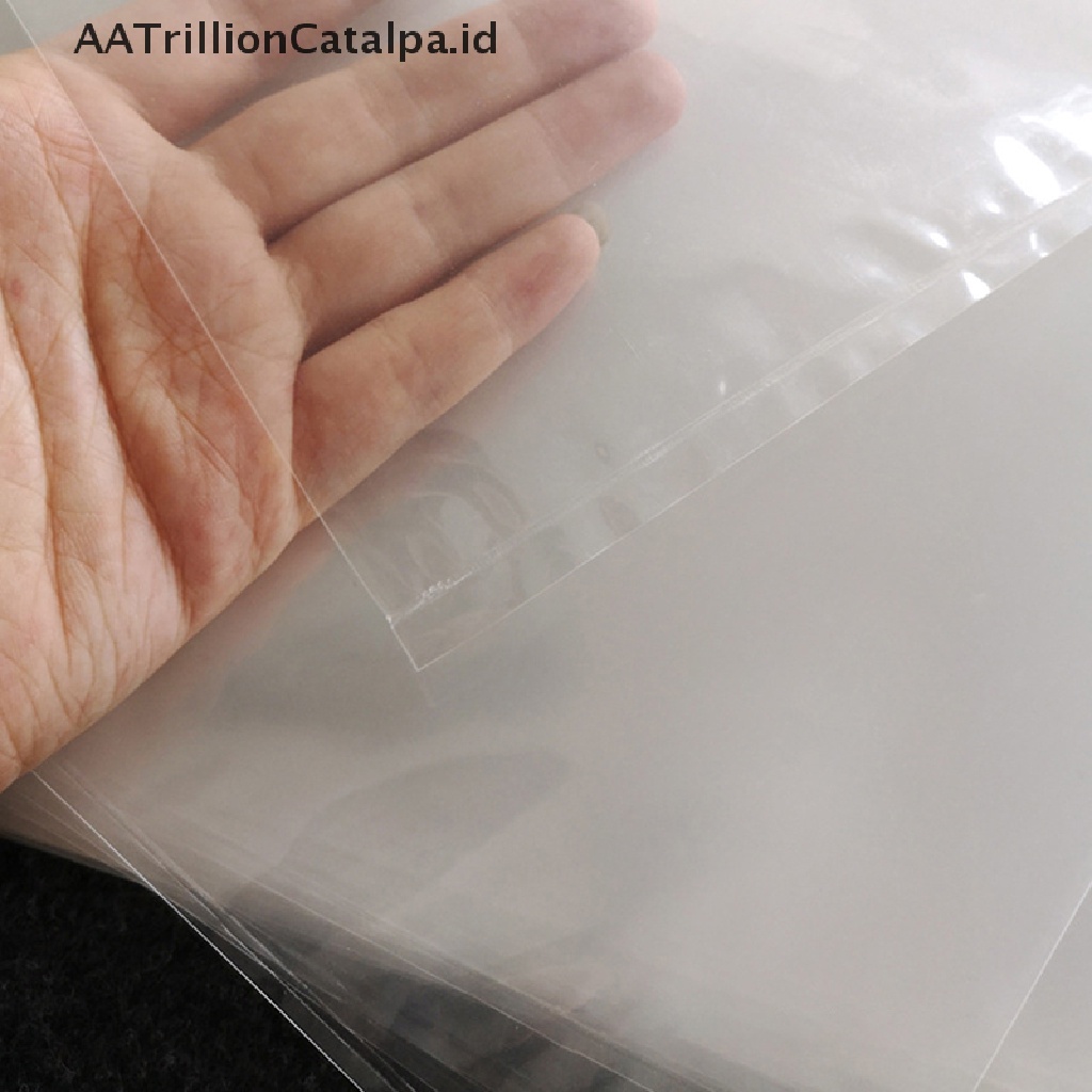 (Aatrillioncatalpa) 50pcs Sarung Luar Bahan Pvc Tebal Untuk Lp 10 &quot;/ 7&quot; / 12 &quot;