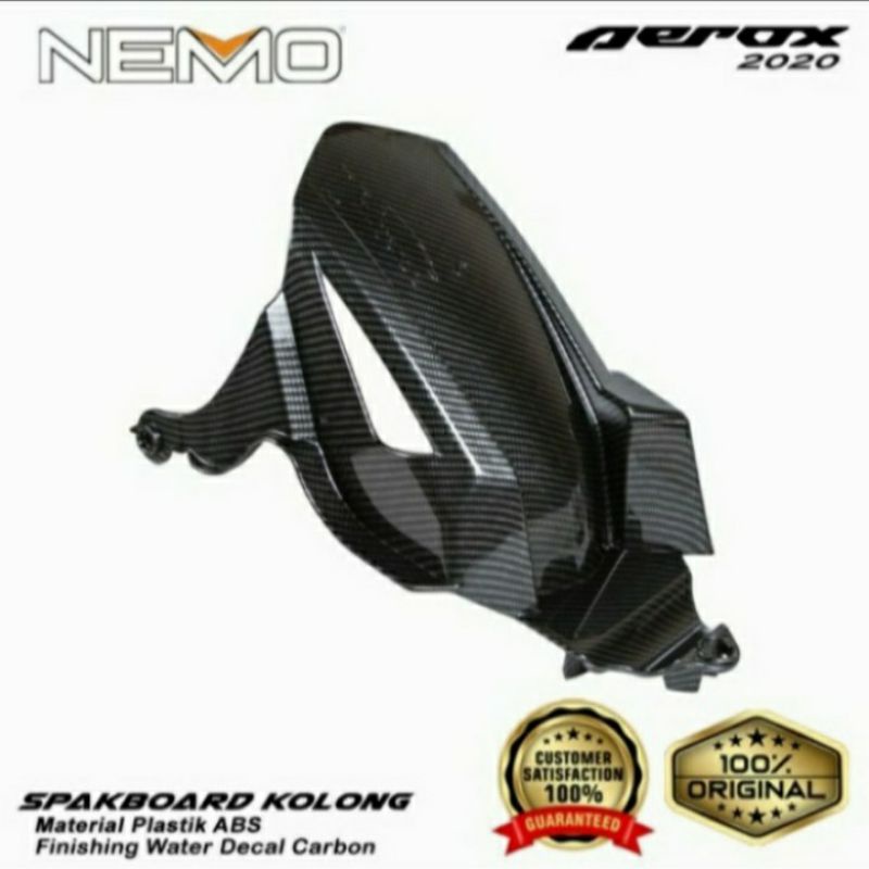 Hugger New Aerox Connected 2021 Spakbor kolong New Aerox Connected 2021 carbon Nemo