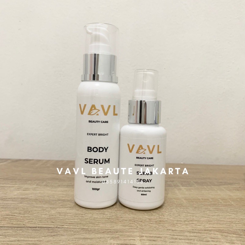 VAVL Vightne Body Care VAVL Vightne Body Serum & VAVL Vightne Scrub Spray by VIVALENTINE