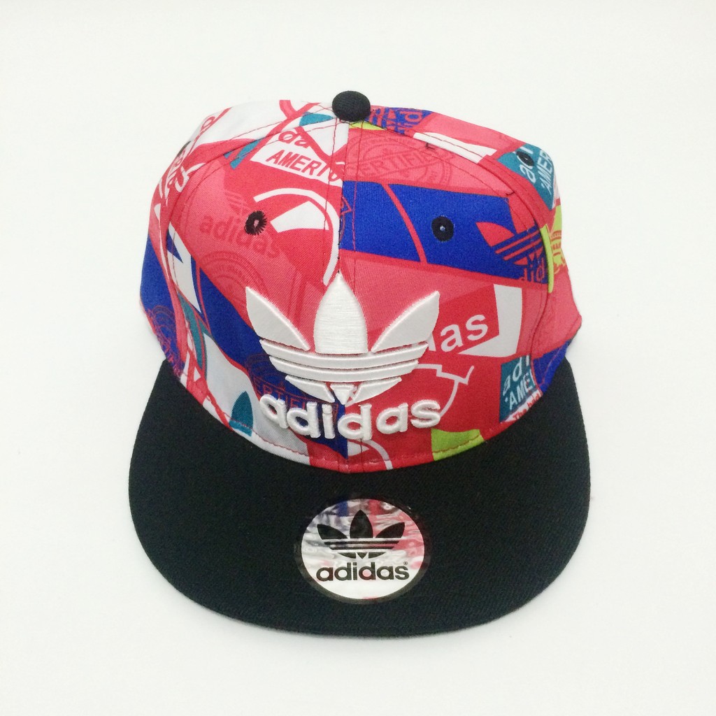 Topi Snapback Adidas Corak Pink import murah