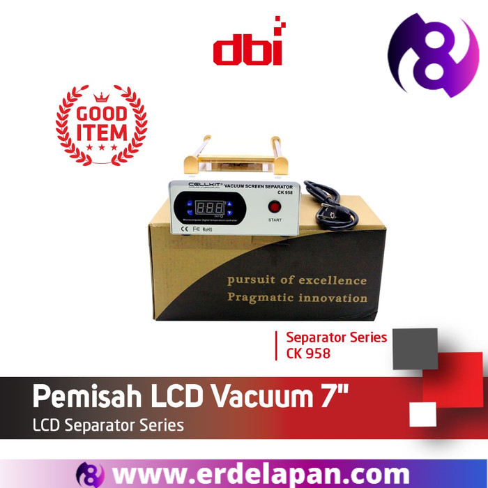 VACUUM SCREEN SEPARATOR PEMISAH LCD TOUCHSCREEN 7INCH CELLKIT CK 958