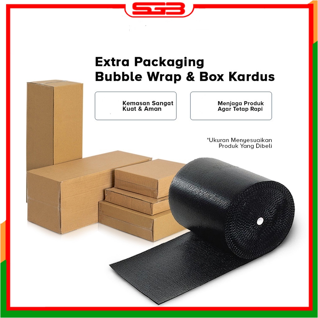 

Extra Packing kardus dan Bubble Wrap Agar pengiriman lebih aman