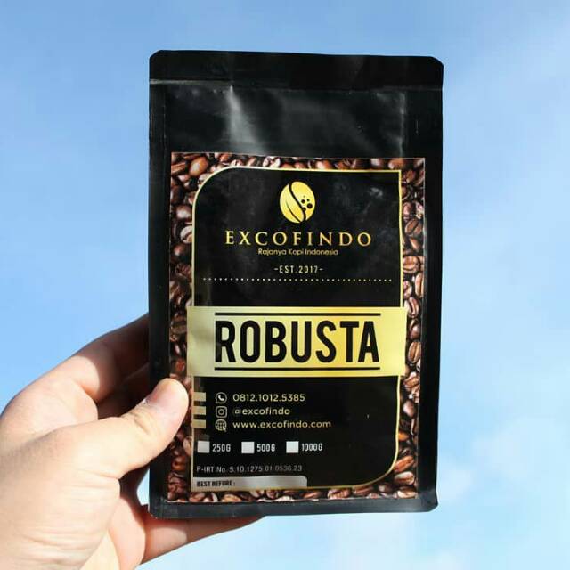 

KOPI ROBUSTA PREMIUM BIJI DAN BUBUK 1KG