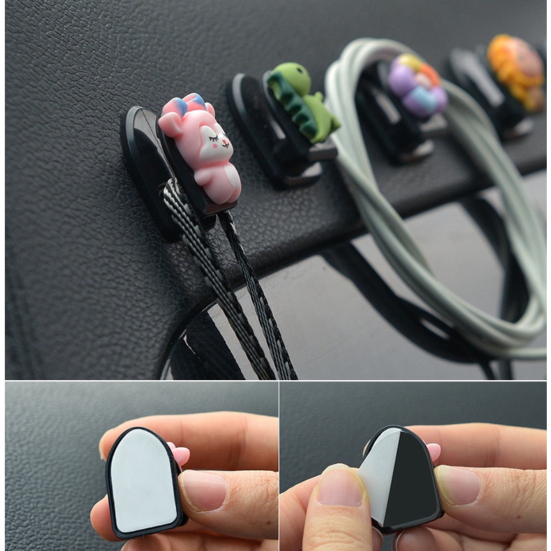 1 Pc 2022 Kait Gantungan Penyimpanan Barang Multifungsi Motif Kartun Untuk Belakang Jok Mobil