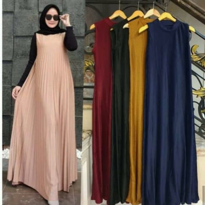 GAMIS PLISKET PITA / GAMIS MAXXY / BAJU MUSLIM / GAMIS DASI / GAMIS / CASUAL DRESS / FASHION MUSLIM