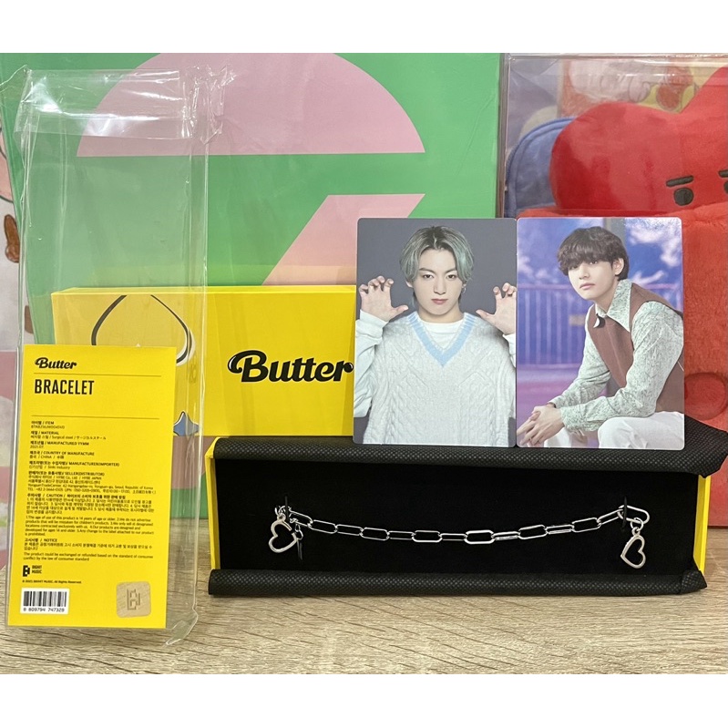 Butter Bracelet Offcial BTS Weverse Merch Bonus Taehyung and Jungkook MPC Official
