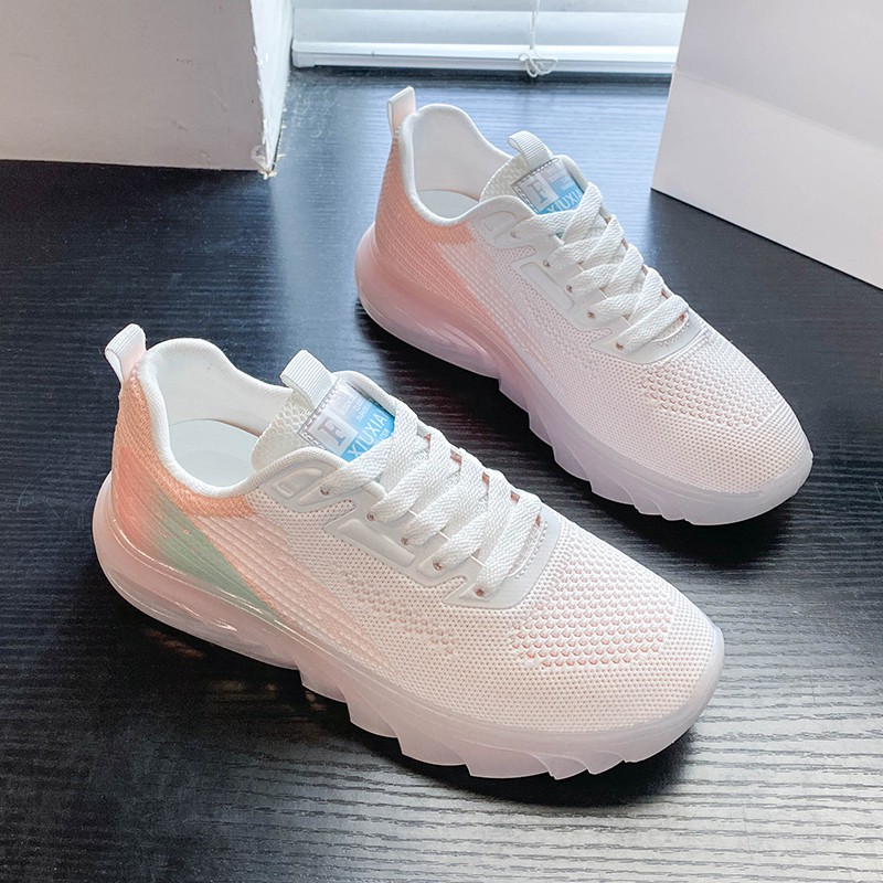 DENDEN.ID Sepatu Sneakers Wanita Reflektif Korea Olahraga DD1020