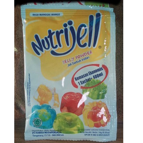 

Nutriijell rasa Mangga Sachet 10gr