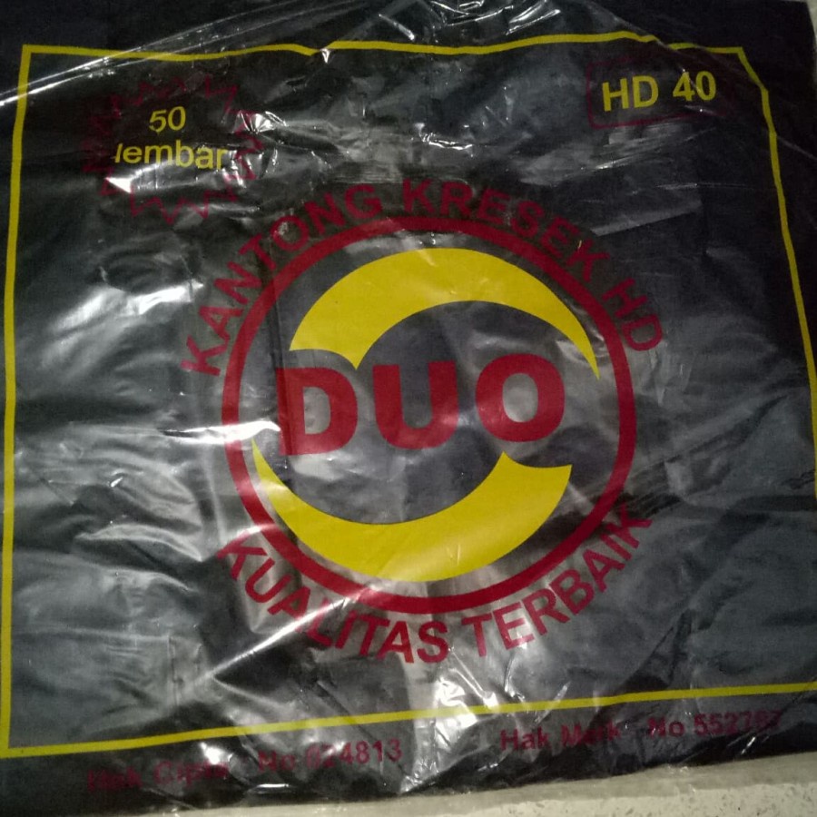 Kantong Plastik uk 40 / Kantong kresek Duo 40