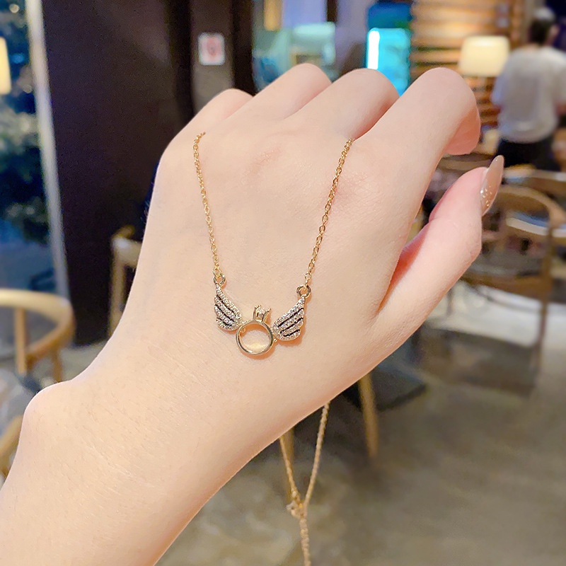 Kalung KL83 Stainless Steel / Titanium Made in Korea Premium Fashion Wanita Kalung unik Lucu Keren /Deluna/BS