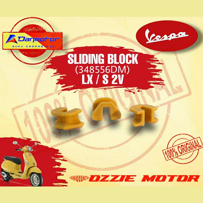 SLIDING BLOCK DANMOTOR (SLIDER) VESPA LX/S 2V /ET4/FLY