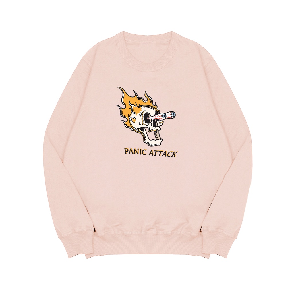 Sweater Pria Panic Attack Pria Fleece M - XXL