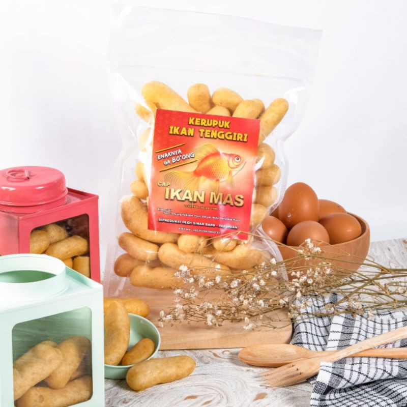 

Kerupuk Ikan Tenggiri Cap Ikan Mas