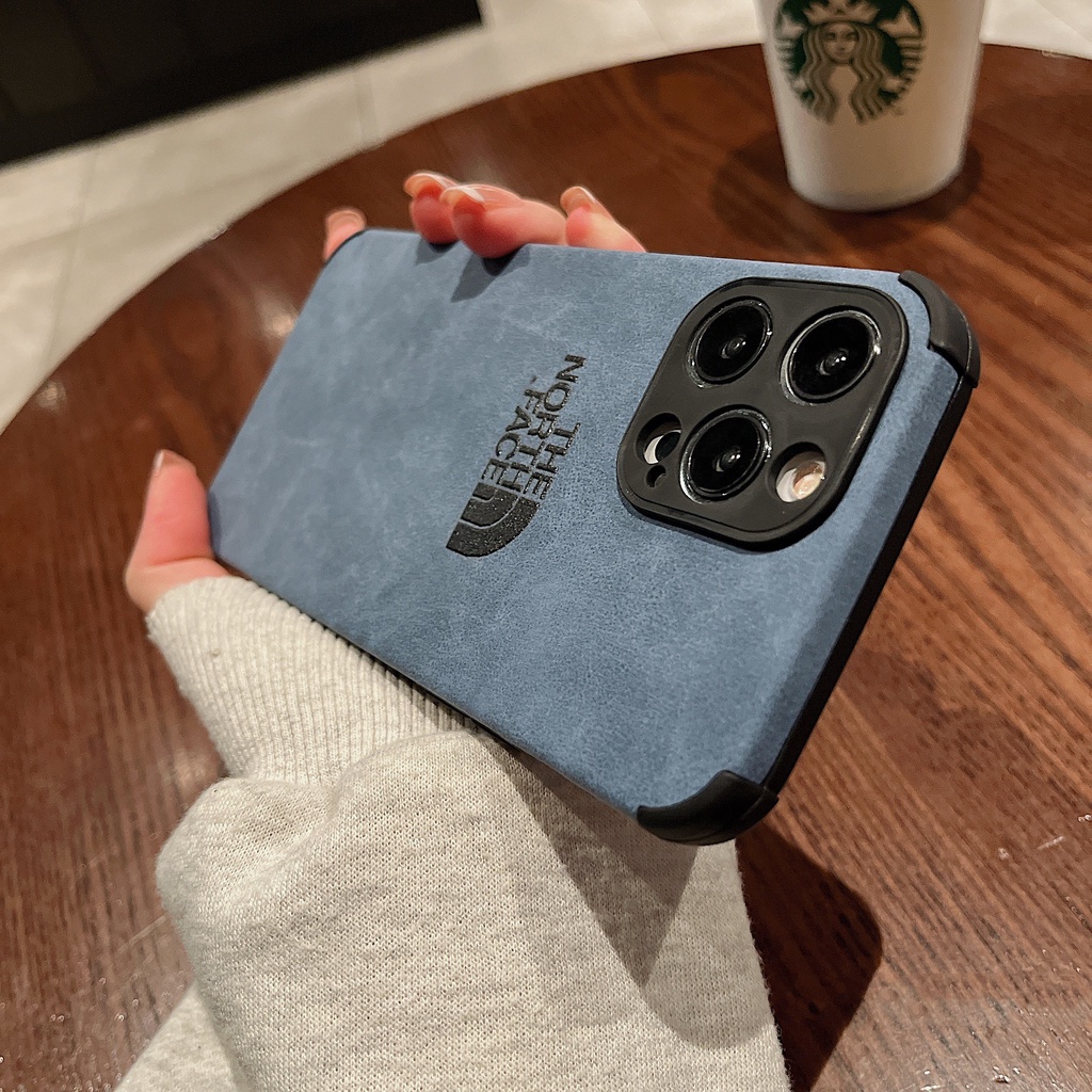 Soft Case Bahan Kulit Domba Shockproof Untuk iPhone 13 12 11 Pro X XS MAX XR 7 8 Plus