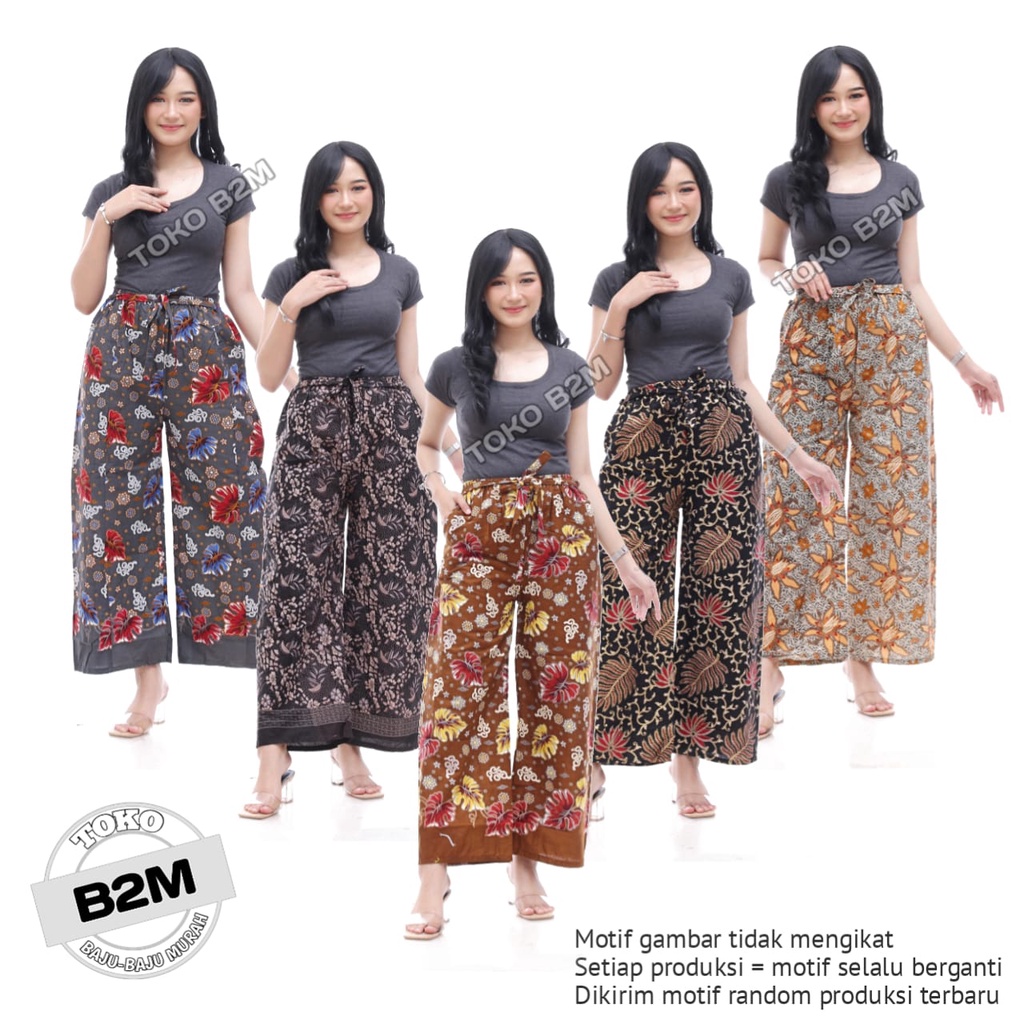 Celana Kulot Batik Etnik Standart