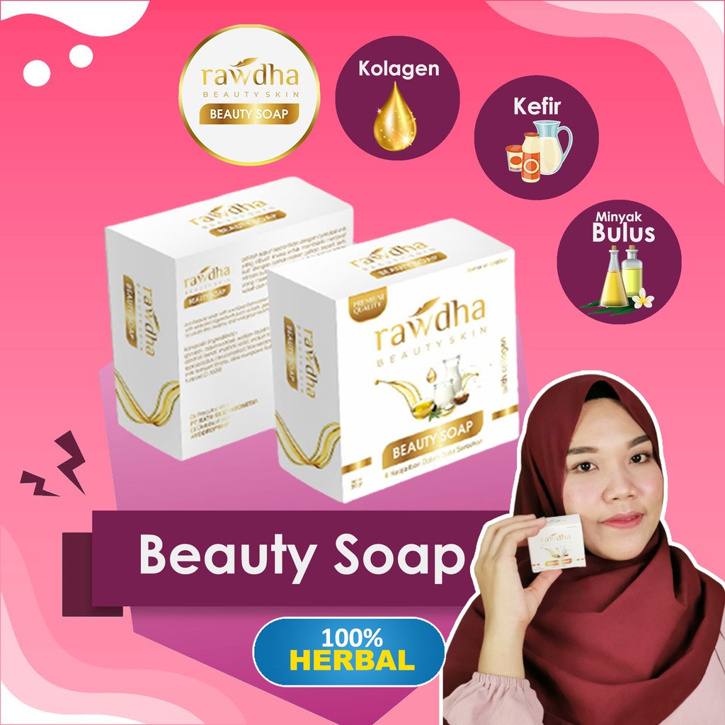 ☯RQ✿ Sabun Collagen Kulit Sensitif - Sabun Herbal Untuk Kulit Sensitif