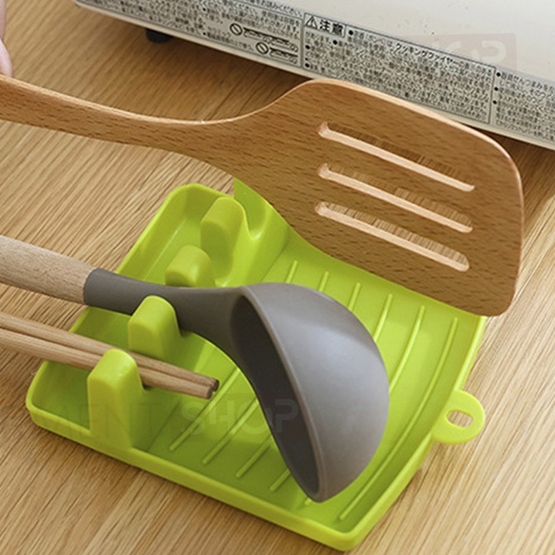 Tatakan Tutup Panci - Tatakan Holder Spatula Sendok Sumpit Tutup Panci - Tatakan Tutup Panci Spatula Sendok Centong Kitchen Holder Alas Alat Dapur Serbaguna Tempat Tutup Panci Dapur