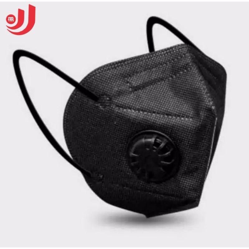 RKR - MASKER KN95 FILTER ALKINDO 1 BOX ISI 10PCS wrn hitam