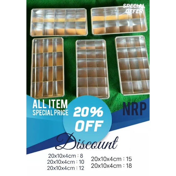 Loyang brownies sekat 20x10 / Loyang brownies / Loyang brownies sekat