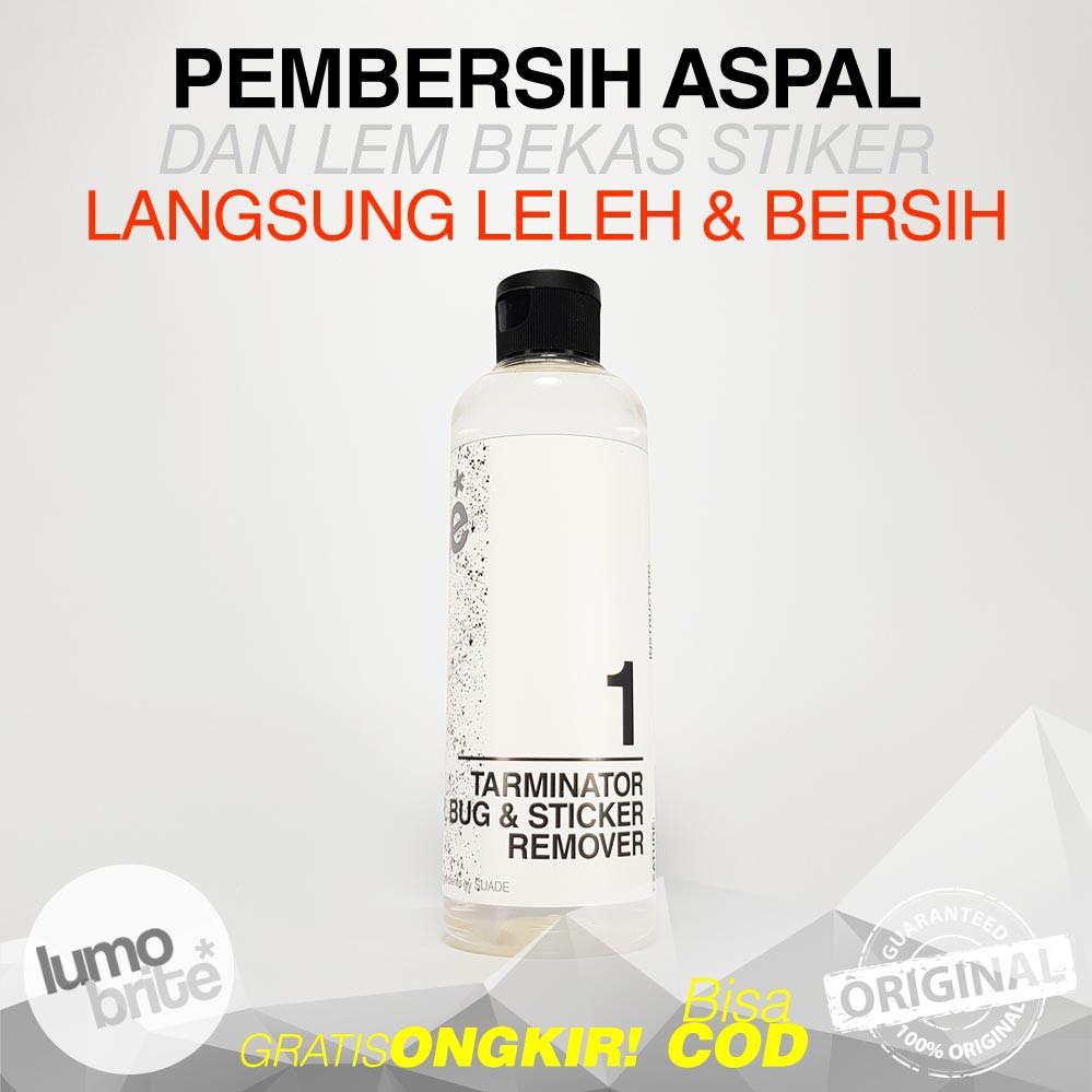 LUMOBRITE 1 Tarminator Tar Bug and Sticker Remover 5 Liter Pembersih Aspal Getah Pohon Stiker MURAH