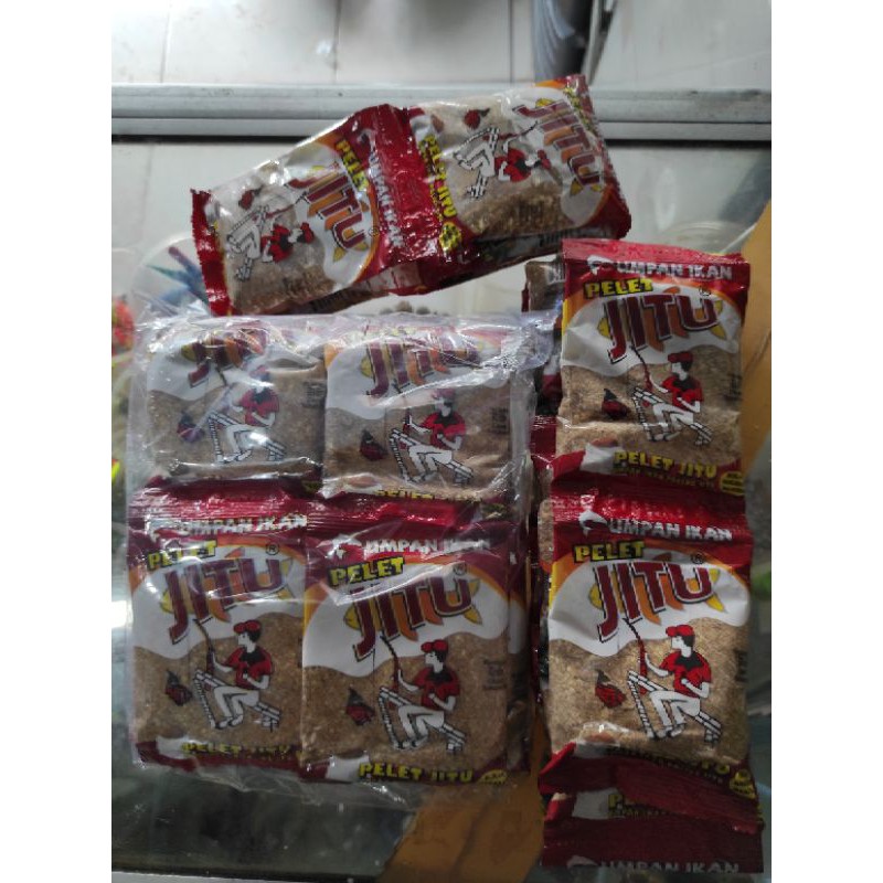 Umpan Jitu Merah - Umpan Pancing Pelet Jitu topi