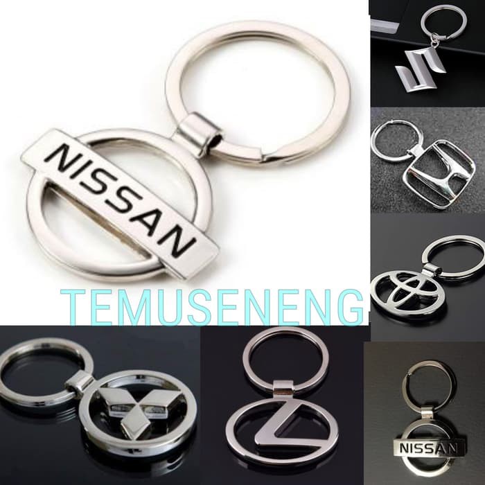 Gantungan Kunci Mobil Keychain Emblem Logo 3D Nissan Grand Livina Dll