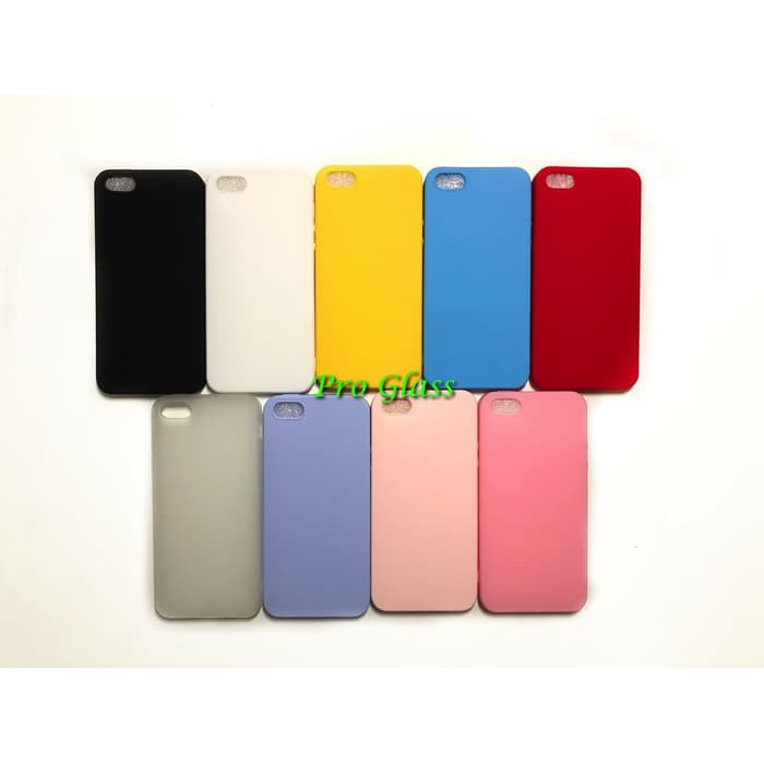 C107 Iphone 5 5S SE / 6 6S / 6+ / 7 / 8 / 7+ 8+ Colourful Ultrathin Silicone Case / Matte Case