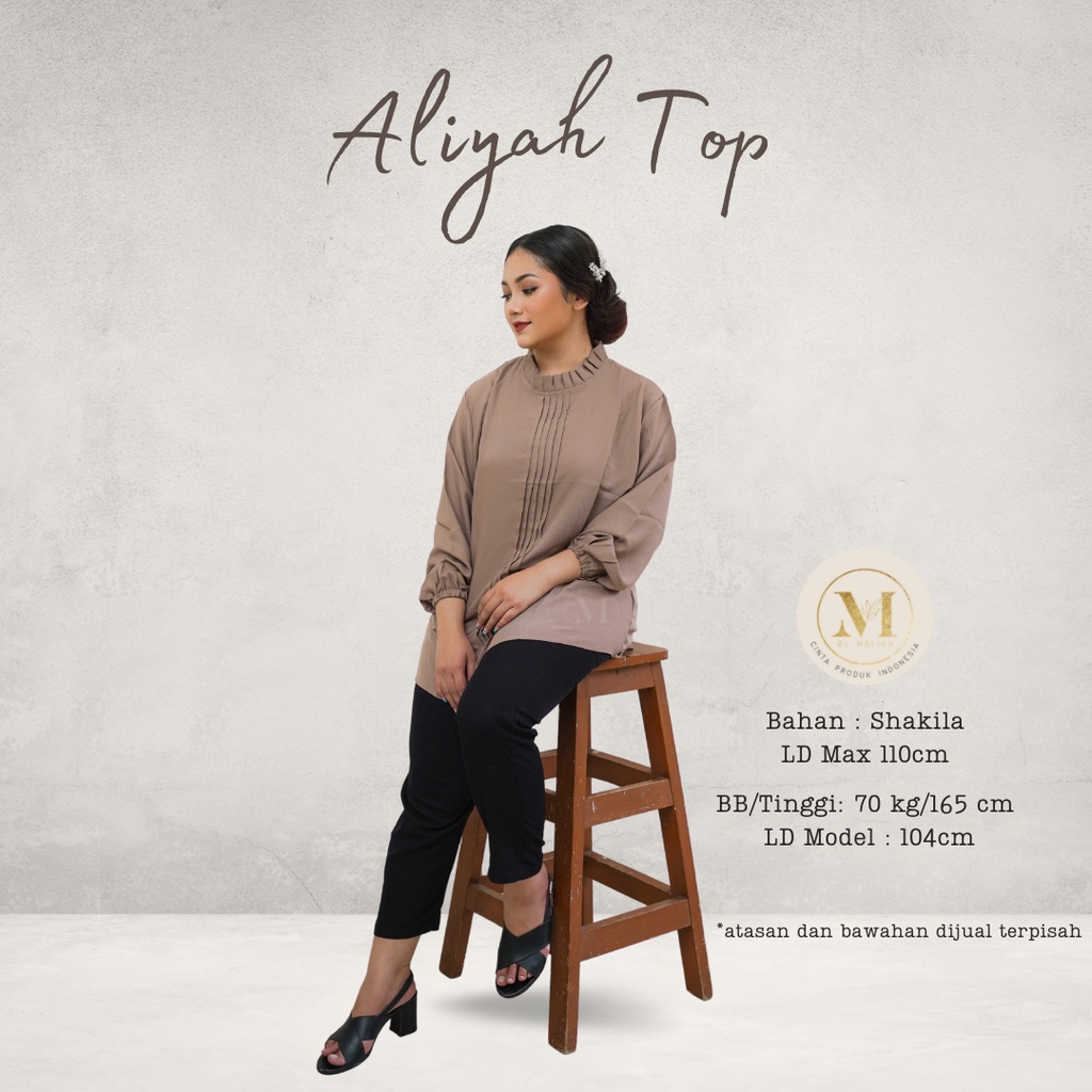 Baju Tunik Atasan Wanita - Aliyah top by Malika