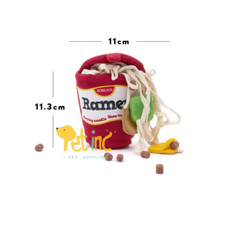 Premium japan dog toy ramen with noodle