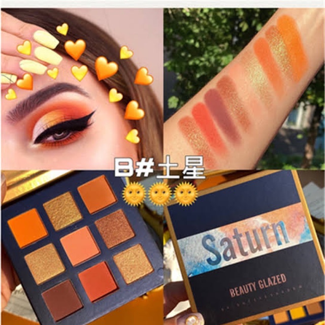 BEAUTY GLAZED EYESHADOW PALETTE SHADE SATURN