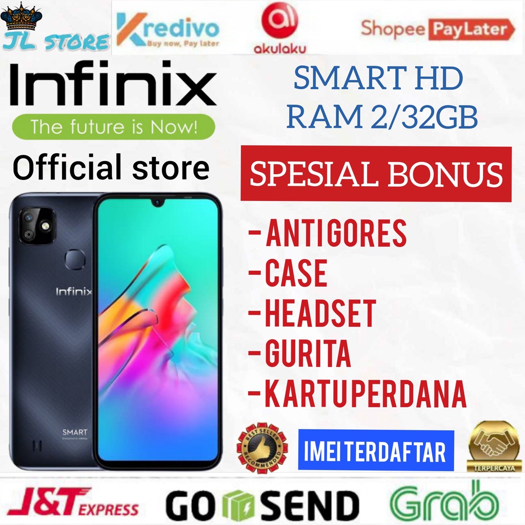INFINIX SMART HD 2021 RAM 2GB 32GB GARANSI RESMI INFINIX