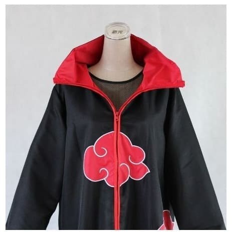 Kostum Akatsuki Naruto Itachi Uchiha Jubah Baju Anime Cosplay Impor