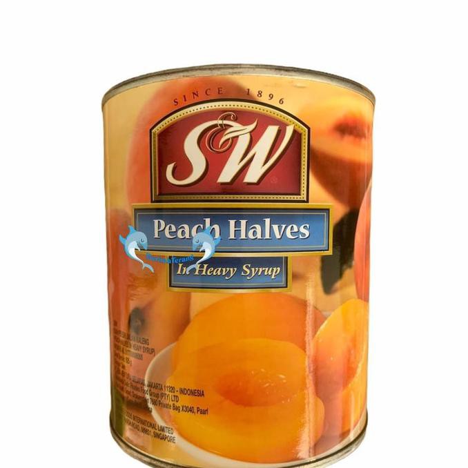 

SW PEACH HALVES in Syrup 825Gr / Buah Peach Kaleng