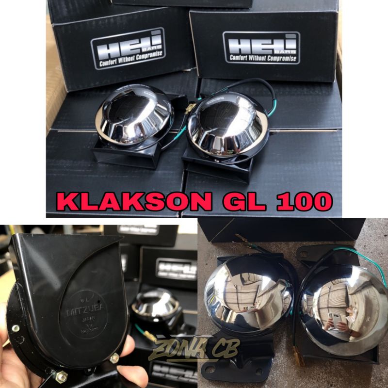 klakson gl 100 original helibars / bel cb suara tot tot nyaring keras denso avanza keong bakpao cbr 