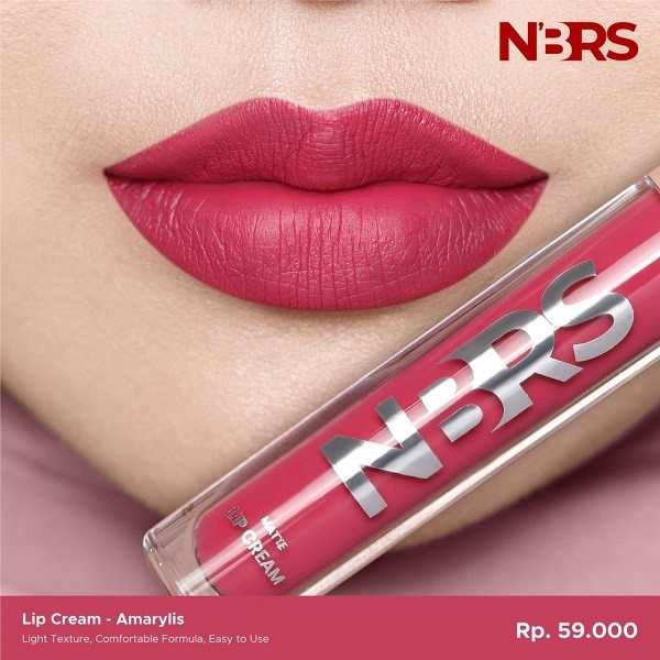 LIPSTIK PEWARNA BIBIR NBRS LIPCREAM MATTE DAN CAKE TOWN LIPCREAM