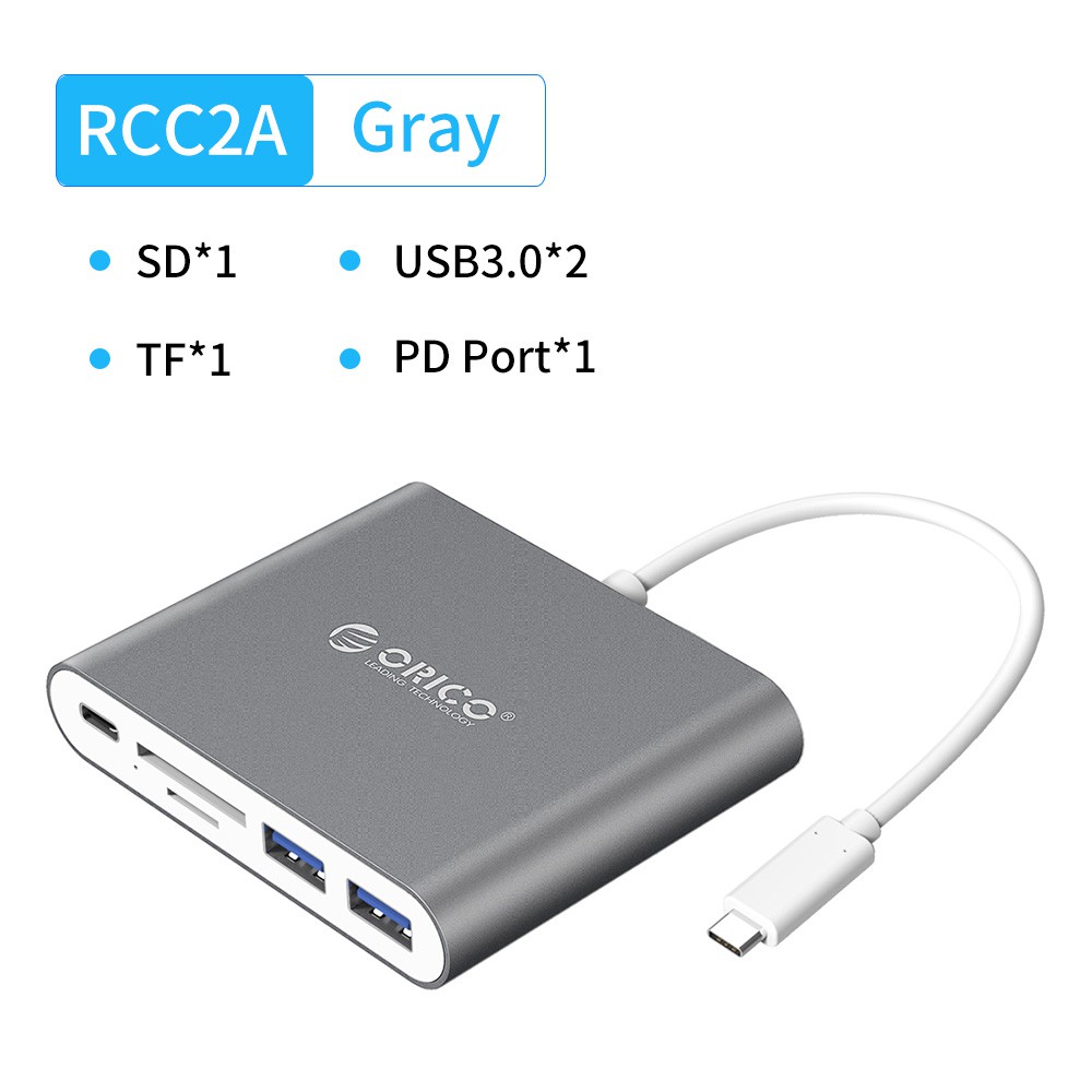 USB 3.1 type c HUB CARD READER TYPE C ORICO RCC2A