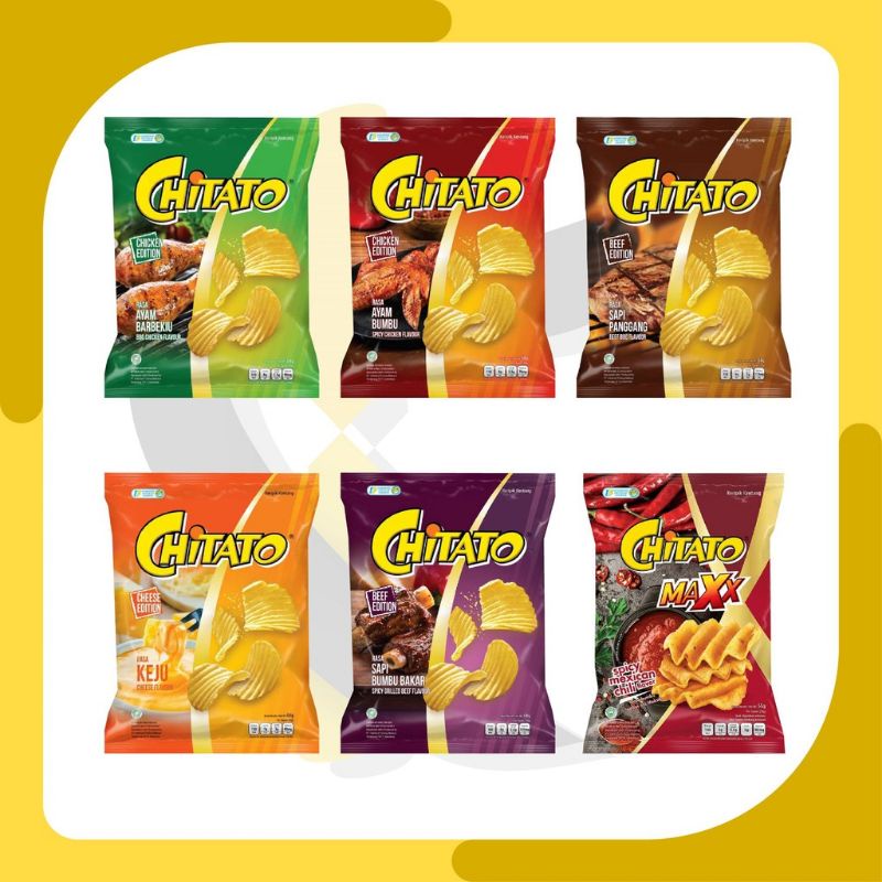 

Chitato Snack Potato Chips pck 68gr