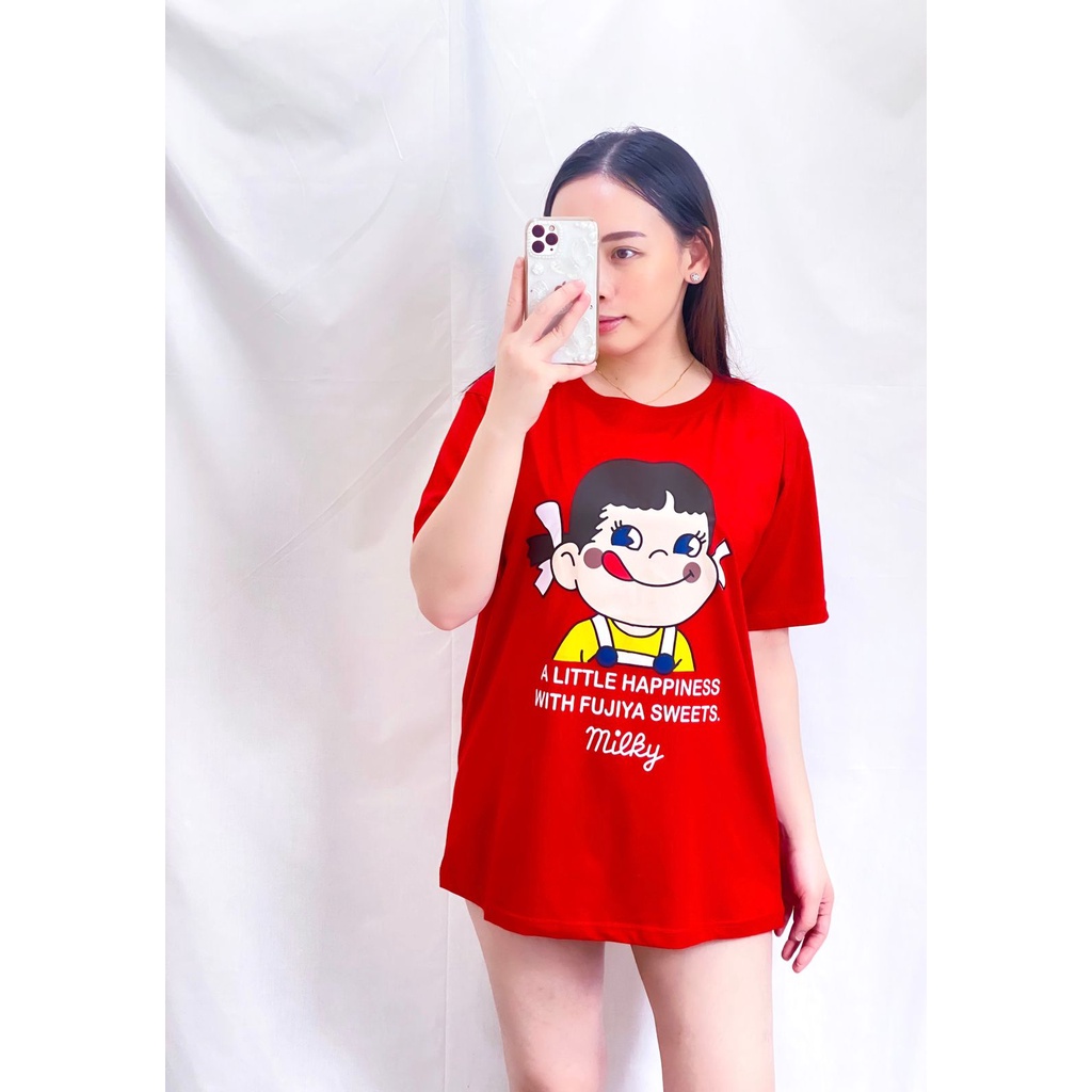 Kaos Oversize Wanita Lengan Pendek Atasan Oversize Terbaru Kaos Wanita Lucu