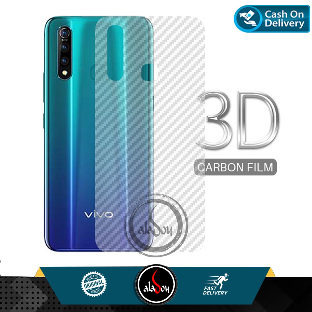 Garskin Carbon 3D Vivo Z1 Pro Premium Back Screen Protector