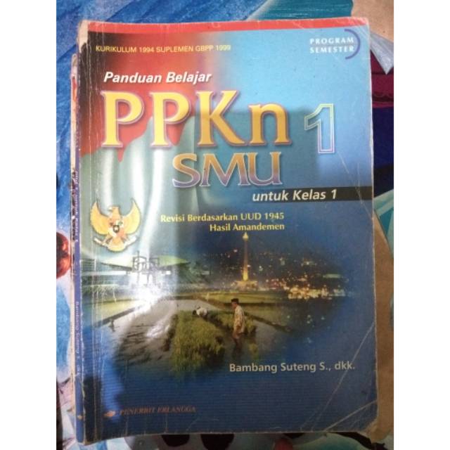 Buku PPKN SMU KELAS 1