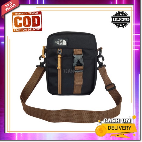 Tas Selempang Pinggang Pria Anti Air Distro Bahan Premium Original Waistbag Waterproof Ori Murah Tas