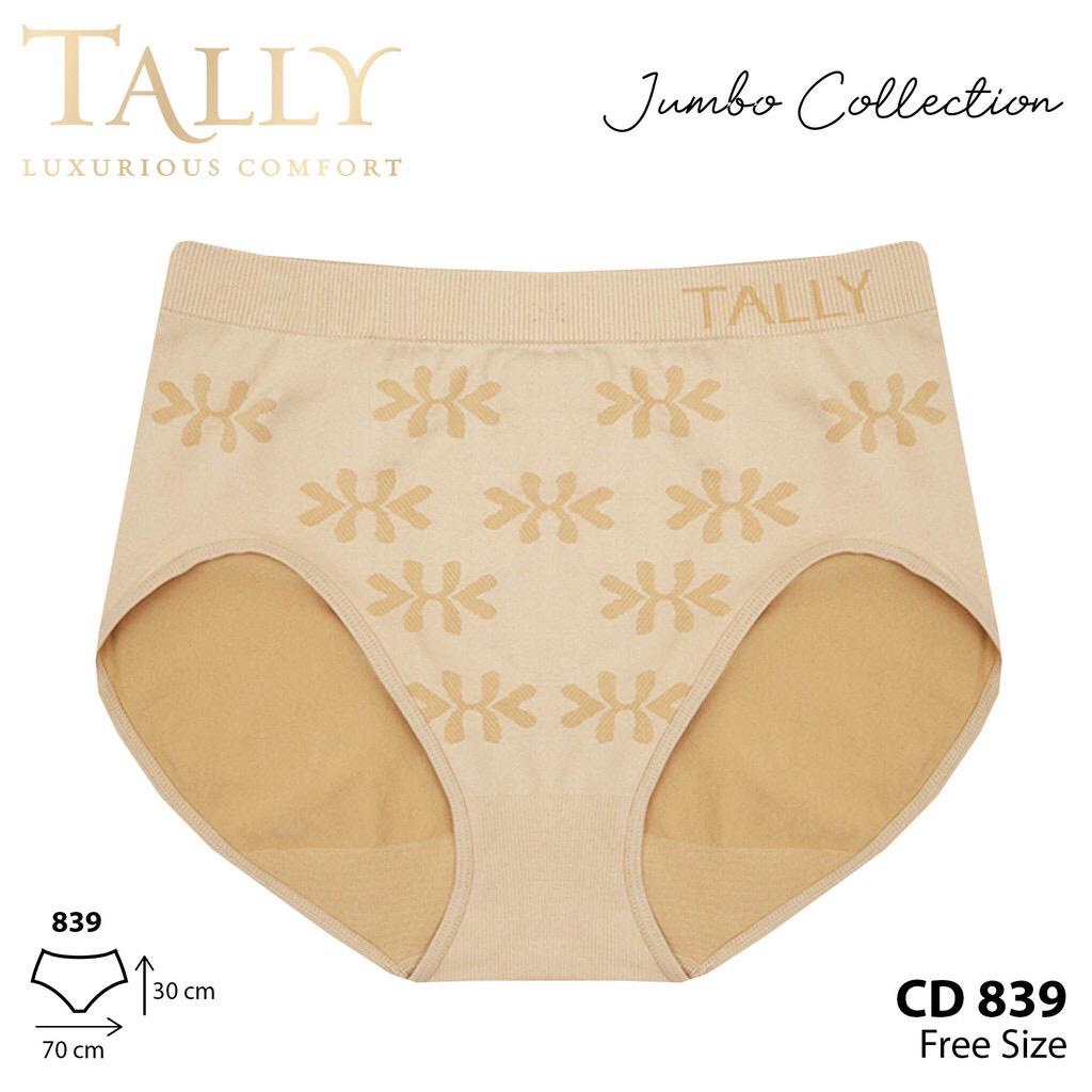 CD BODY TALLY 838 / 839 GEDE JUMBO / TALLY Celana Dalam Wanita Bahan Rajut Fit to XXL Super Stretch Jumbo CD 839/838 BISA MUAT 100KG UP / TALLY BIG SIZE