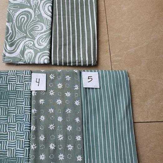 ♟ Kain Batik Garutan warna Hijau Mint (081119) ➺