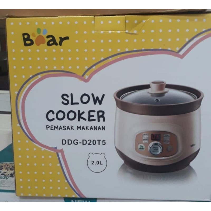 Bear Slow Cooker 2 Liter